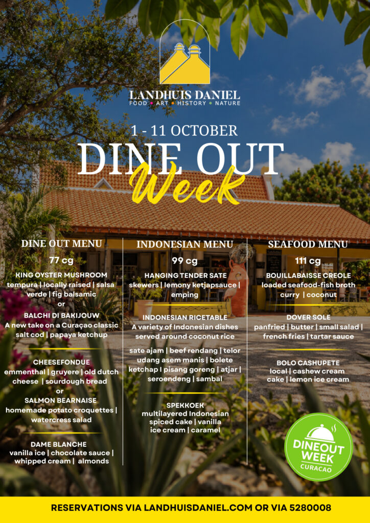 Landhuis Daniel | Seafood Menu 2026